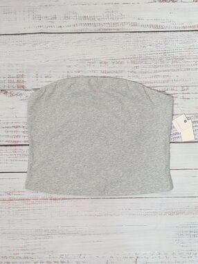 ⭐Ultra Flirt XL Gray Strapless Tube Top⭐